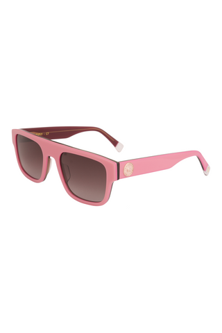 Shivan & Narresh Kanzi Flamingo Pink Sunglasses; Pink sunglasses; Mens sunglasses; Women Sunglasses; Pink color; Brown color