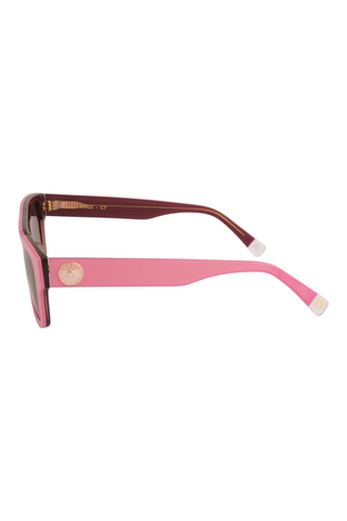 Shivan & Narresh Kanzi Flamingo Pink Sunglasses; Pink sunglasses; Mens sunglasses; Women Sunglasses; Pink color; Brown color
