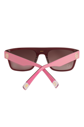 Shivan & Narresh Kanzi Flamingo Pink Sunglasses; Pink sunglasses; Mens sunglasses; Women Sunglasses; Pink color; Brown color