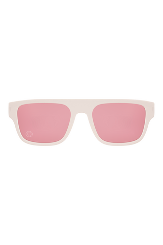 Shivan & Narresh Kanzi Soft Pearl Sunglasses; White color; Men's sunglasses; Women Sunglasses; Eyewear; Pink color