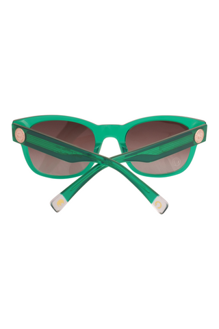 Shivan & Narresh Duma Emerald Sunglasses; Green color; Men's sunglasses; Women Sunglasses; Eyewear; Brown color