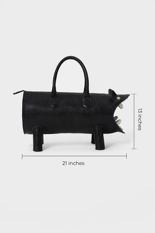 Noir Feline Duffle Bag