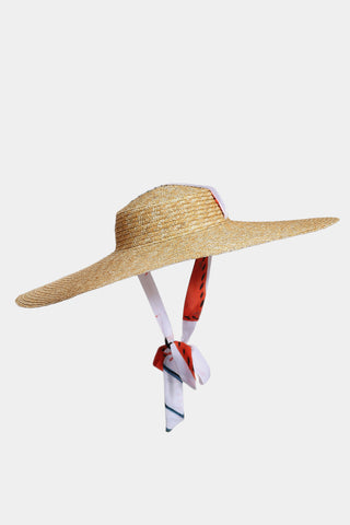 Surocco Wide Brim Raffia Hat