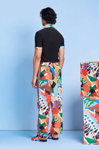 Légèrmash Trousers with Contrast Pockets