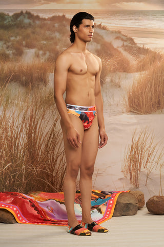 Shivan & Narresh Solscape Trunks; Men's swimwear; Multi color