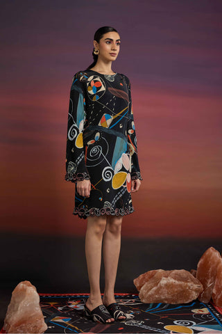 Mysterique IconoLace Shift Dress