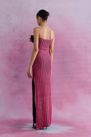 Parfait Knitted Column Gown