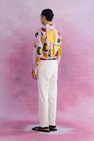 Shivan & Narresh Florain Classic Shirt; Florain Print; Multicolor; Men's Resort Wear; Men's Shirt; 