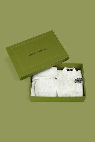 Ivory Plushie 4 piece Baby Gift Set