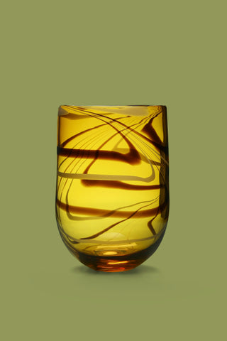 Amber Swirlsence Vase