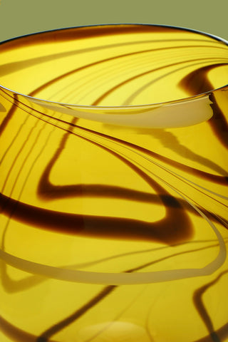 Amber Swirlsence Vase