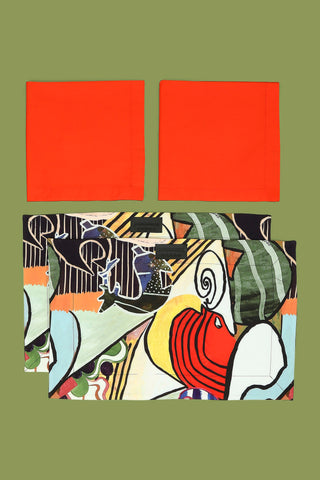 Iconomash Placemats with Geru Napkins
