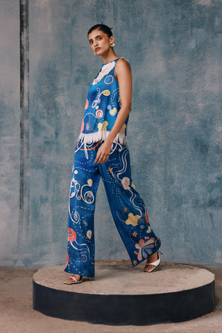 Springlie Satin Palazzos