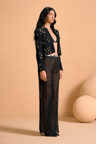 Noir Mirage Knitted Set