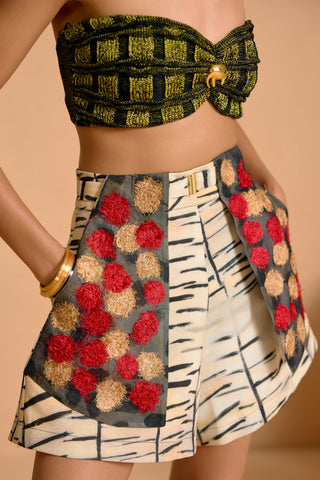 Zuri Halo Shorts with Belt