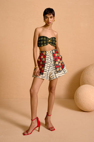 Zuri Halo Shorts with Belt