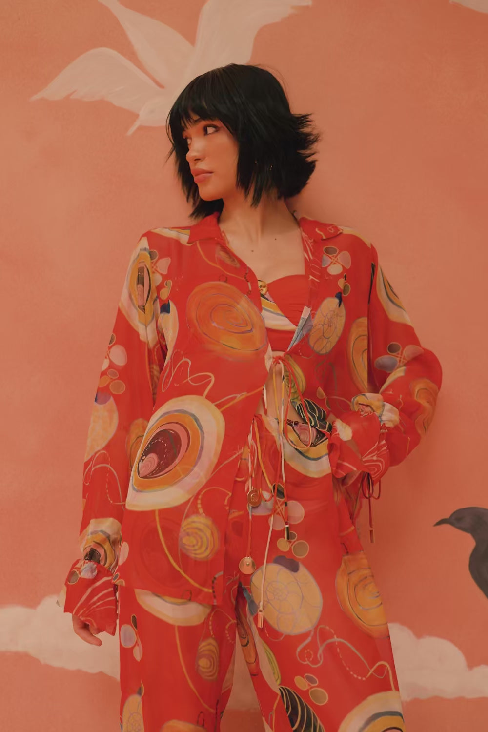 Younail Gossamer Palazzos – video highlighting the airy texture and refined construction of the Palazzos | Shivan & Narresh