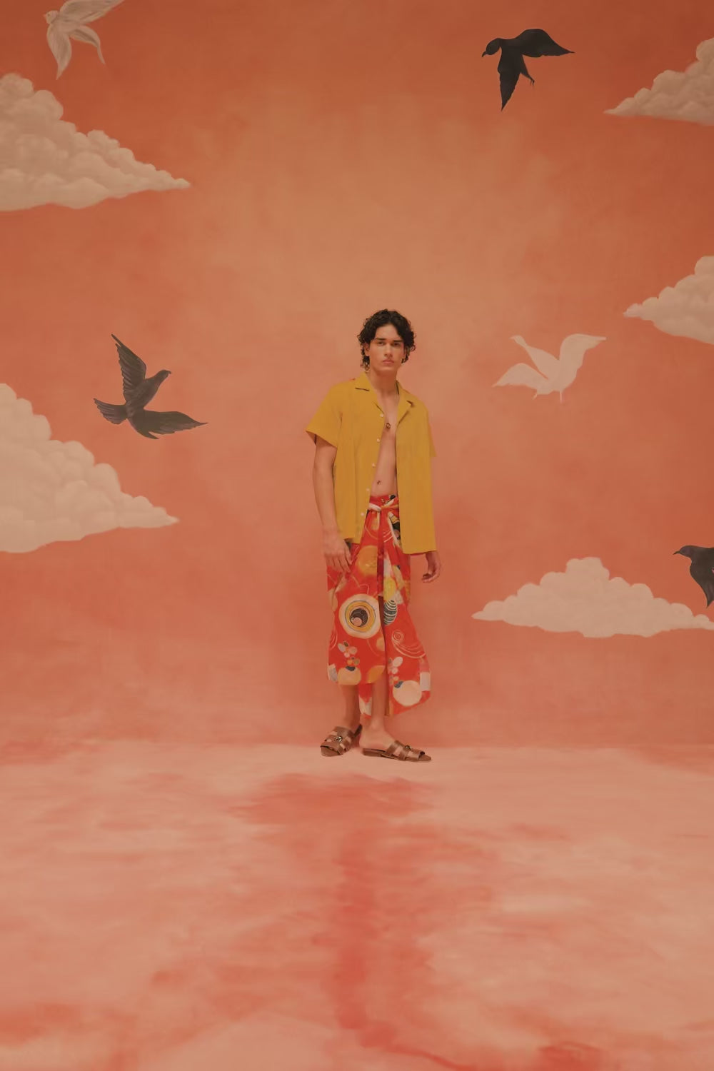 Younail Men's Resort Paneyo – video showcasing fluid resort paneyo silhouette in motion | Shivan & Narresh