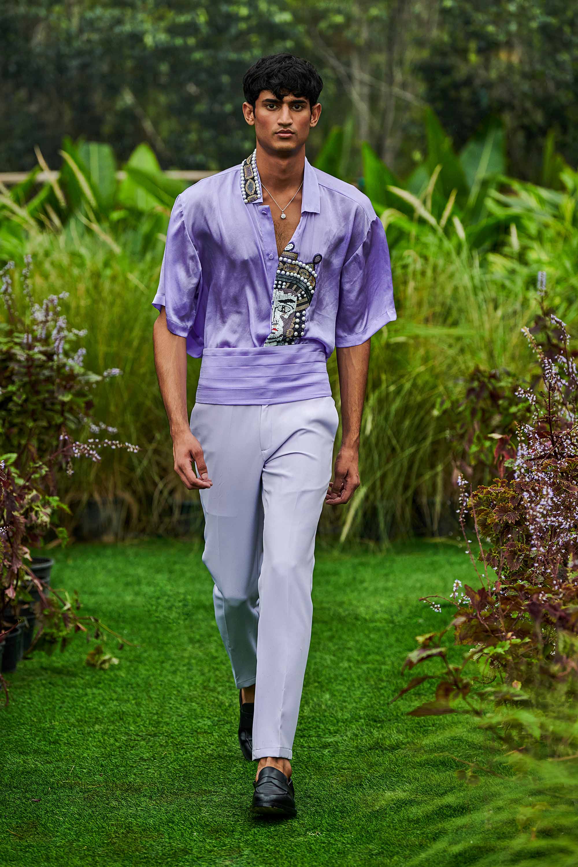 periwinkle dress shirt Eton