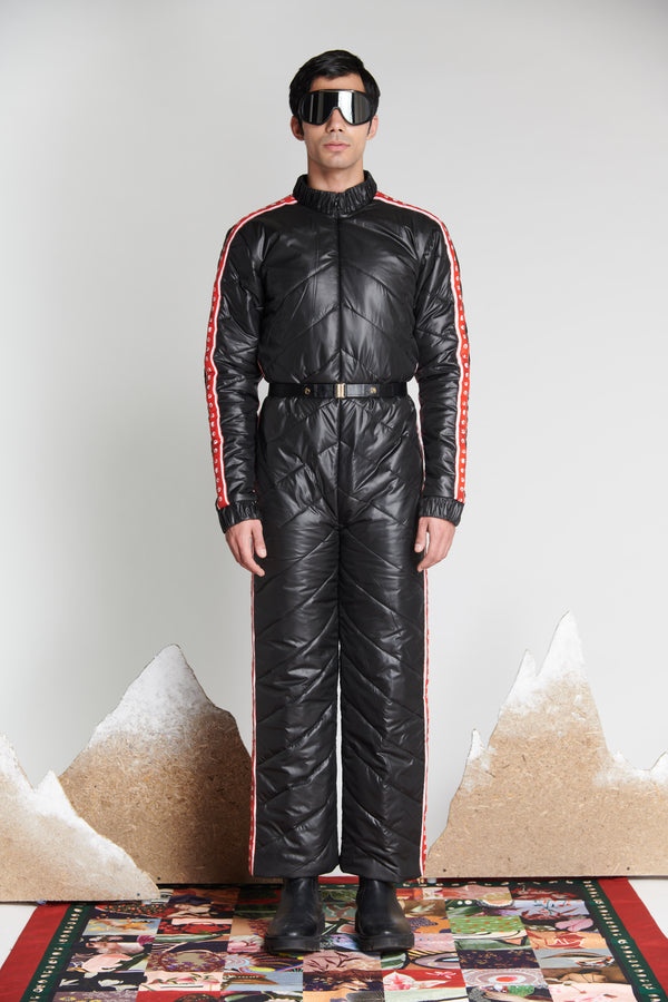 Quilted Iconoband Ski Suit